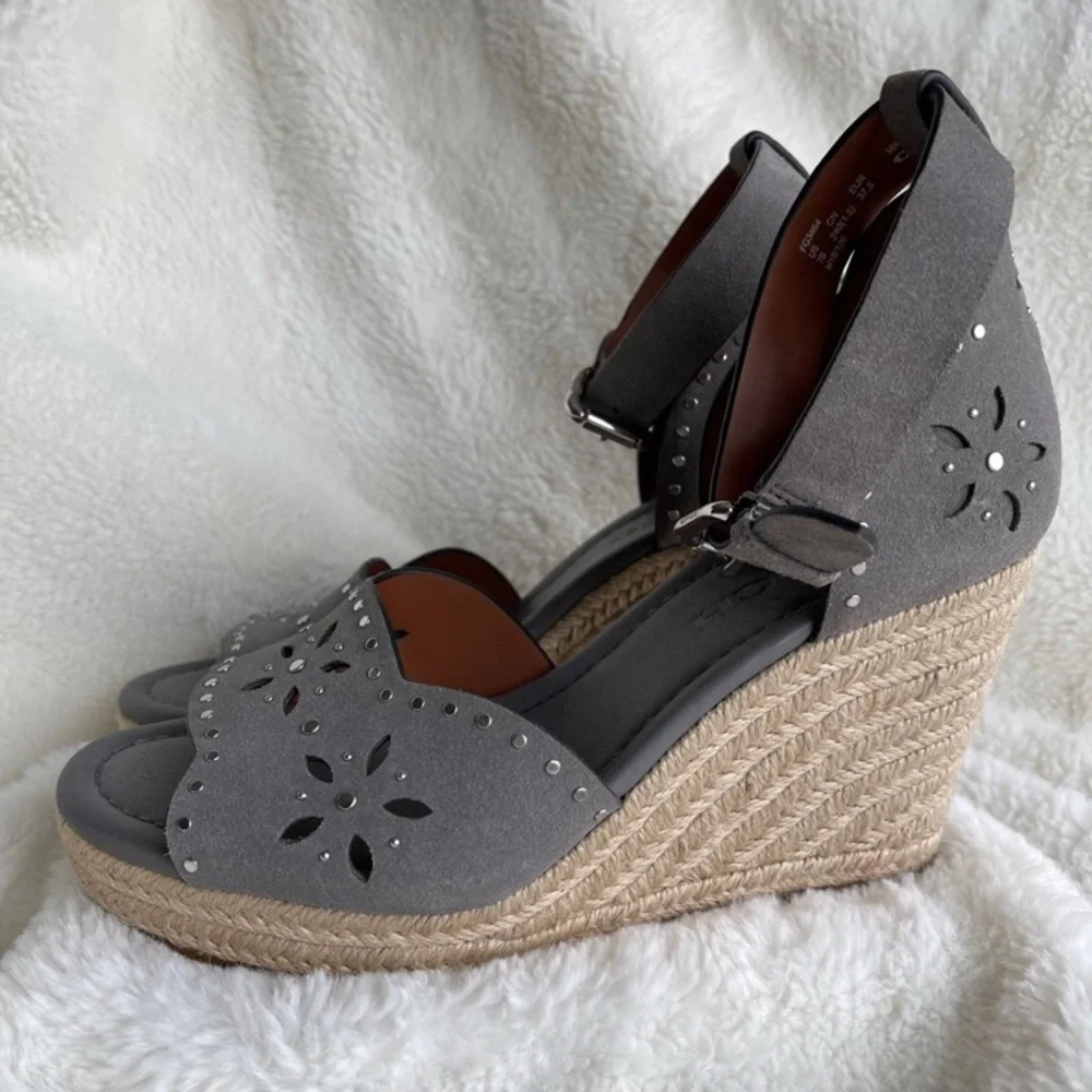 COACH Kelsi Suede wedges - Picture 4 of 7